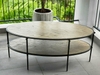 Bàn sofa oval phòng khách Gabby