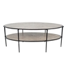 Bàn sofa oval phòng khách