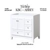 Khung Tủ Bếp & Đảo Bếp Gỗ Abbey màu trắng 36inch
