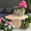 Bàn Trà PLECTRUM TRAVERTINE COFFEE TABLE - Đá Xi Măng