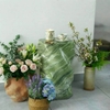 Đôn trang trí xoắn ngọc bích TRAVERTINE - Đá xi măng
