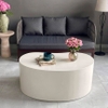 Bàn Sofa Trắng Travertine - đá xi măng