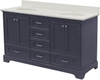 Tủ Lavabo Harper 60inch Gray