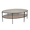 Bàn sofa oval phòng khách