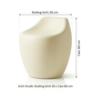 ĐÔN GHẾ CỔ TÍCH PEBBLE CHAIR