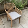 Bộ bàn 2 ghế đan dây chéo
