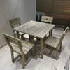 Bộ bàn ăn vuông 2 ghế OBAN