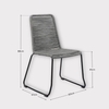 Ghế đan dây ngang Pang Chair Modloft