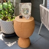 Đôn trang trí Greta Mid-Century Modern Travertine- Đá xi măng