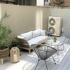 Set ghế sofa ngoài trời màu xanh rêu Article