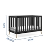 Giường cũi mui trần 4 in 1 Essex