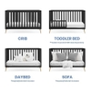 Giường cũi mui trần 4 in 1 Essex