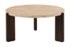 Bàn Sofa Tròn Mặt Đá Nesting Table Travertine
