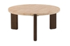 Bàn Sofa Tròn Mặt Đá Nesting Table Travertine