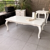 Bàn Sofa, bàn cafe tân cổ điển màu trắng