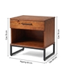 Tủ đầu giường/ tủ trang trí Classic Brown