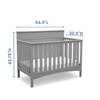 Cũi trẻ em Fancy 4-in-1 Convertible Crib