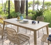Bàn ăn ngoài trời chữ nhật Hesperide Tiwi