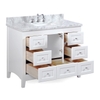 Tủ Lavabo Carrara White 42-inch