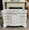 Khung Tủ Bếp & Đảo Bếp Gỗ Katherine màu trắng 48inch