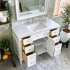 Tủ Lavabo Hailey White 42-inch