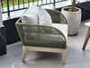 Set ghế sofa ngoài trời màu xanh rêu Article