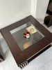 Bàn sofa mặt kính Livin'd Wood