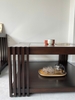 Bàn sofa mặt kính Livin'd Wood