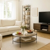 Bàn sofa oval phòng khách
