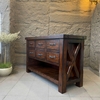 Tủ Lavabo Pottery Barn Espresso 56,5 inch