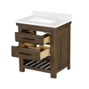 Tủ Lavabo Rustic Almond Latte 30 inch