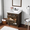 Tủ Lavabo Rustic Almond Latte 30 inch