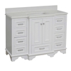 Tủ Lavabo Nantucket White 42-inch