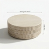 Bàn tròn AeroSphere Travertine  - Đá xi măng