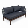 Sofa góc đan dây ngoài trời Polyeste Article Gray