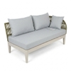 Sofa góc đan dây ngoài trời Polyeste Article Green