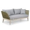 Sofa góc đan dây ngoài trời Polyeste Article Green