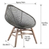 Ghế Modloft Lucida Accent Chair