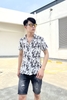 Sơ Mi Cộc Ngắn Tay Hoa