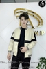 Áo Bomber Sữa Đen 005