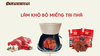 Cách làm khô bò miếng tại nhà cực dễ bằng nồi chiên không dầu