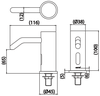 Vòi xà phòng tự động CT4926 AC/DC Cotto