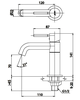 CT1198A1N(HM) - Geo Vòi chậu lavabo nước lạnh Geo
