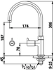 CT1087C27(HM) - Vòi rửa bát COTTO lạnh