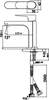 CT2160A - Vòi lavabo COTTO gật gù nóng lạnh LUKE