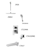 Sen âm tường COTTO CT2244A/Z98SV/Z426/ZH18(HM)/CT622/CT617