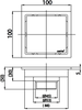 CT6403Z2P(HM) - Phễu thoát sàn COTTO