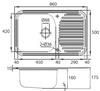 CT800SD - Chậu rửa bát COTTO