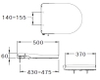 CVN92202 - Nắp bồn cầu COTTO rửa lạnh