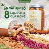Hạt dinh dưỡng mix 8 loại TANU NUTS, ngũ cốc granola siêu hạt ăn kiêng giảm cân, ngũ cốc bà bầu